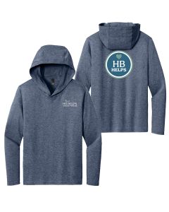 HB Helps Unisex Perfect Tri Longsleeve Hooded T-shirt