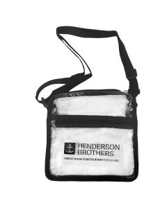 Stadium Approved Clear Transparent PVC Cross Body Bag