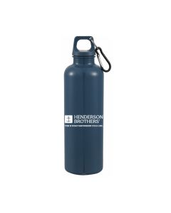 Henderson Brothers 25oz Recycled Water Bottle with Carabiner Clip